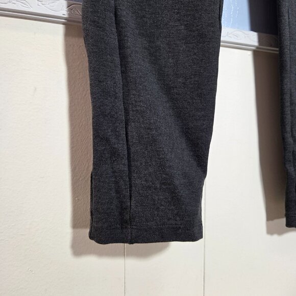 Loft Outlet Large Dark Gray Pull On Casual Mid Rise Ankle Leggings - Picture 4 of 11